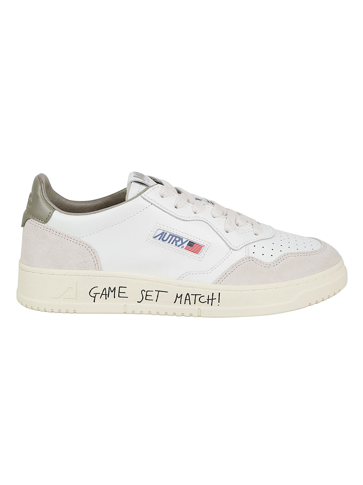 A1UNAULMMA11MATCH/SUEDE WHT/COVGRN AUTRY