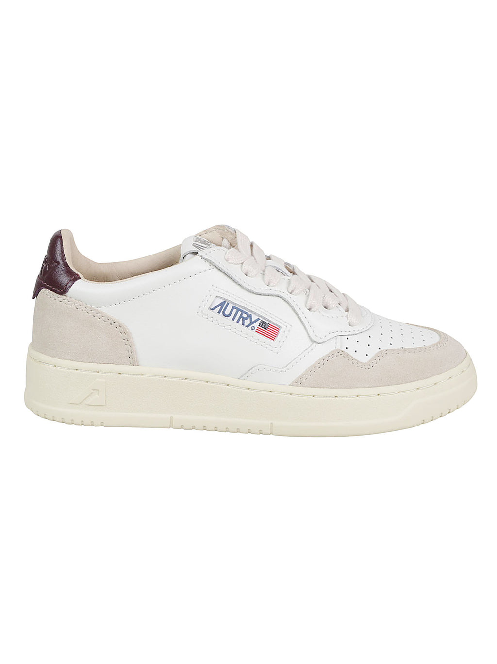 A1UNAULWLS18LEAT/SUEDE WHT/FIG AUTRY