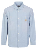L/S PAINTER SHIRTBLUE WORN USED CARHARTT