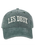 COLLAGE WASHED SOFT BASEBALL CAP515 Les Deux