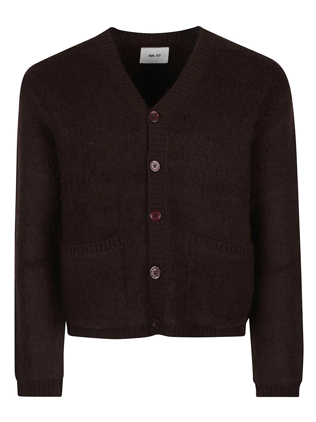 FLEECE CARDIGAN 60064DEEP TRUFFLE NN. 07