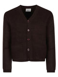 FLEECE CARDIGAN 60064DEEP TRUFFLE NN. 07