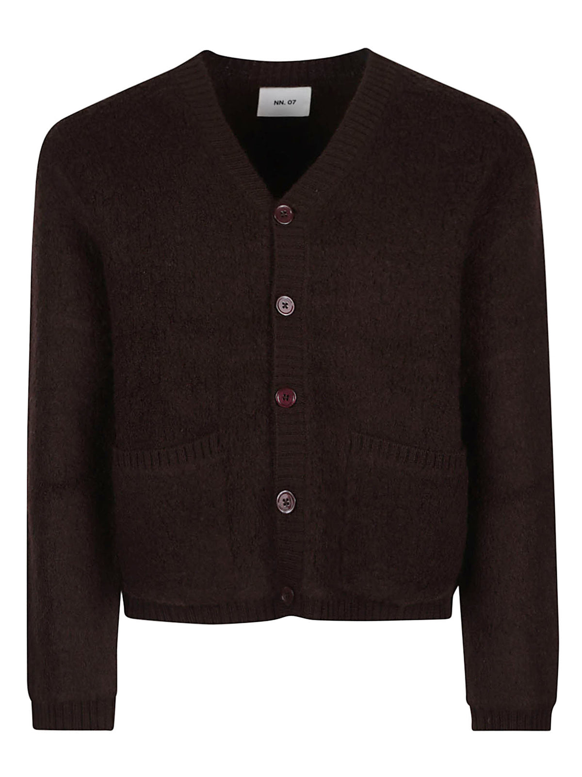 FLEECE CARDIGAN 60064DEEP TRUFFLE NN. 07