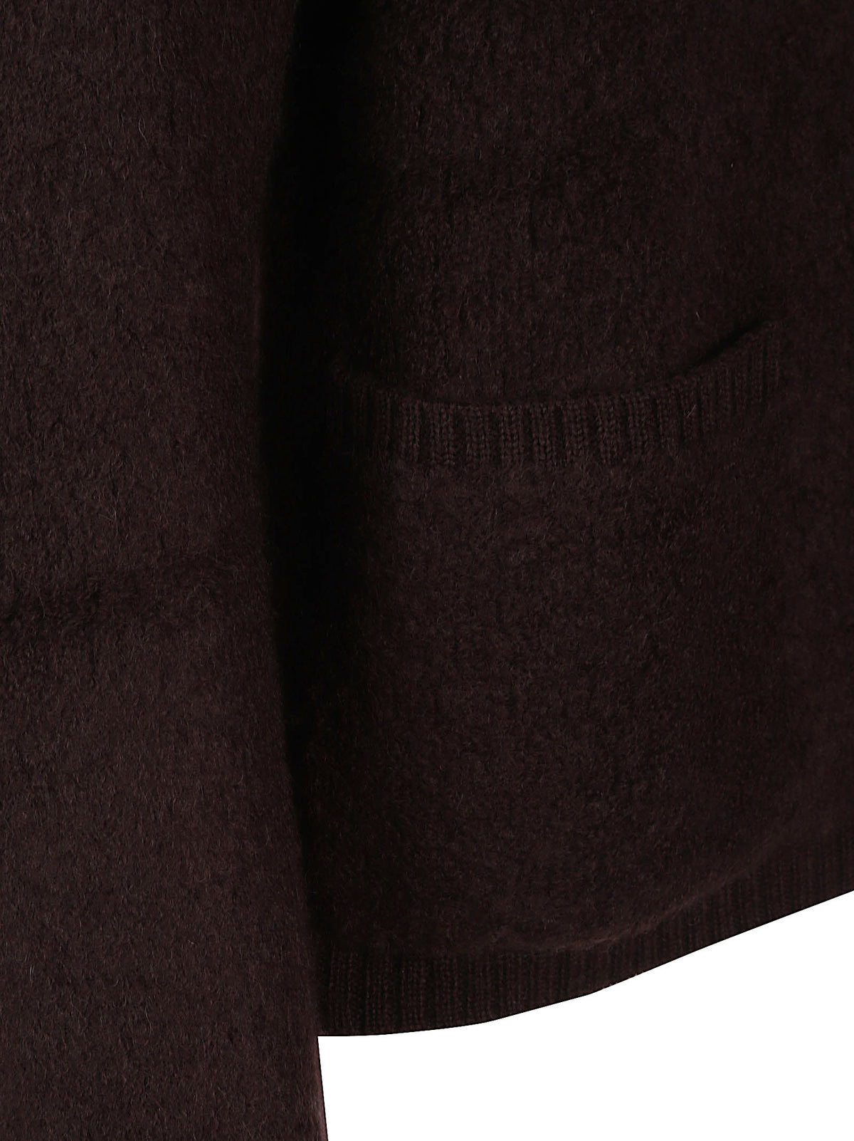 FLEECE CARDIGAN 60064DEEP TRUFFLE NN. 07