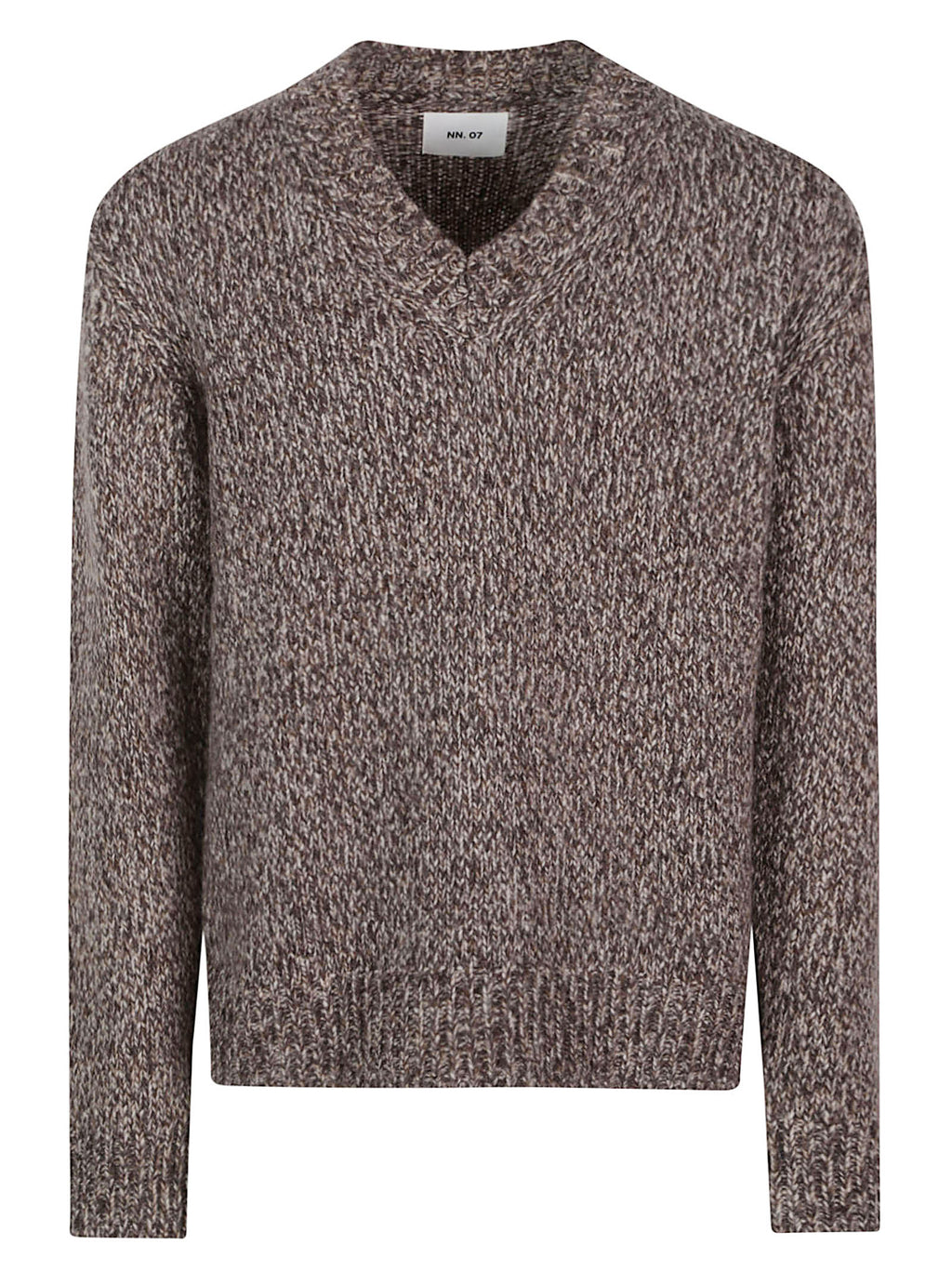 FLINT V-NECK 60072DEEP TRUFFLE NN. 07