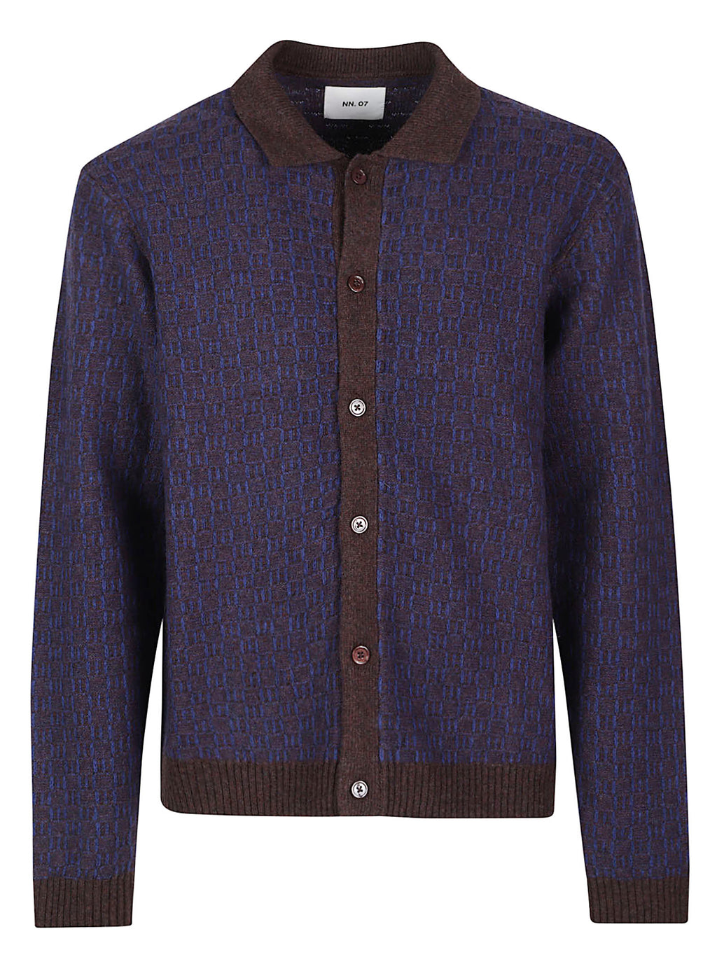 THOR POLO CARDIGAN 60004DEEP TRUFFLE NN. 07