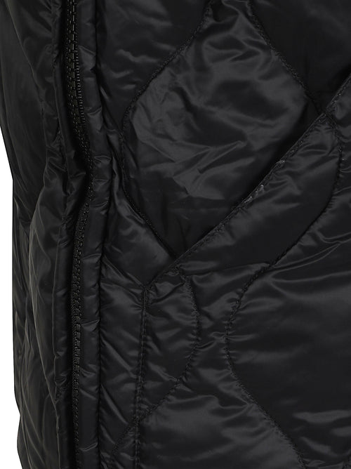 MILITARY V NECK W-ZIP DOWN VEST 