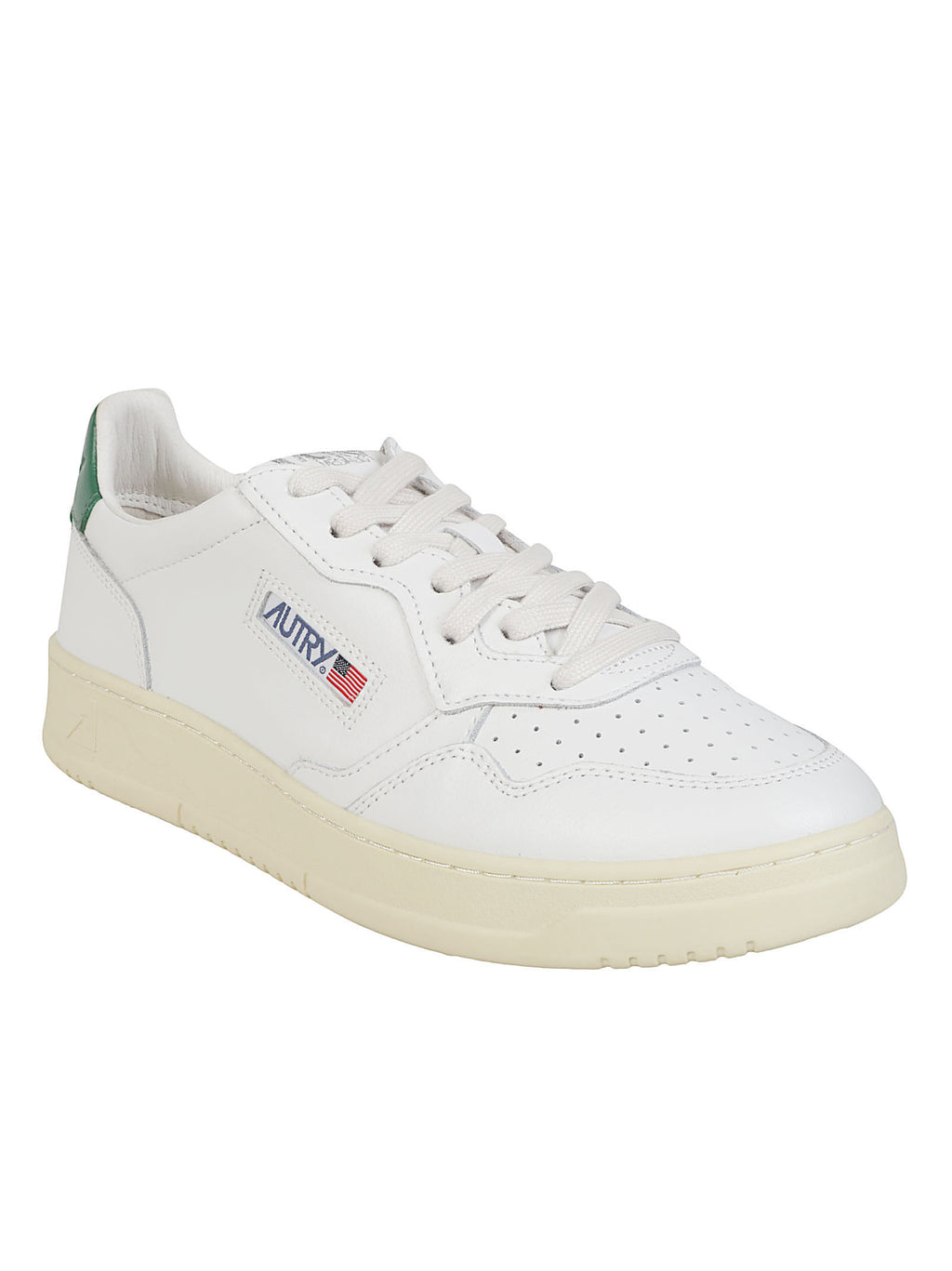 A1UNAULMLL20LEAT/LEAT WHT/GREEN AUTRY