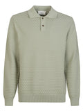 BILLY WEAVE KNITTED LS POLO571 Les Deux
