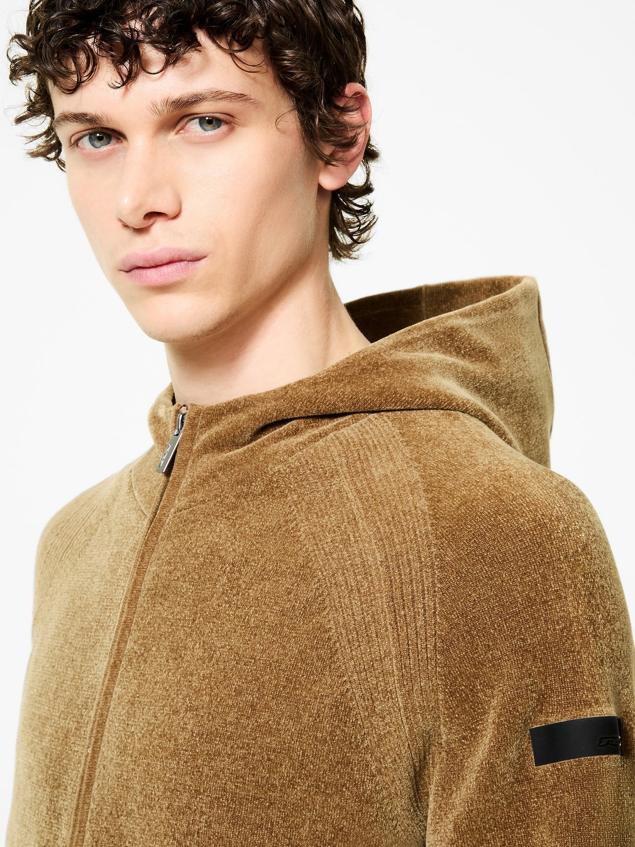 RRD Maglione Velvet Hood Zip Knit