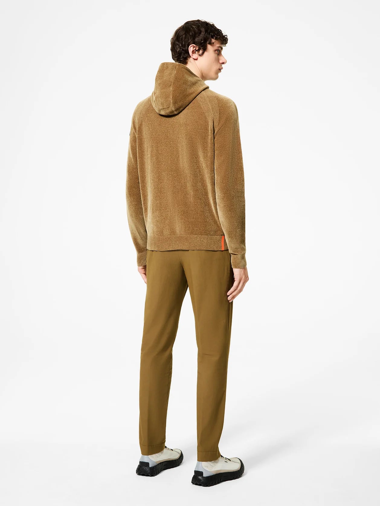 RRD Maglione Velvet Hood Zip Knit