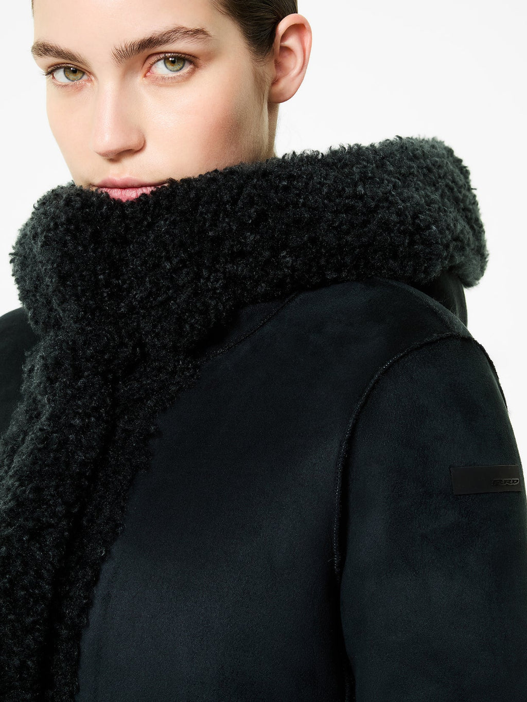 Giaccone Lamb Hood Woman Jkt reversibile