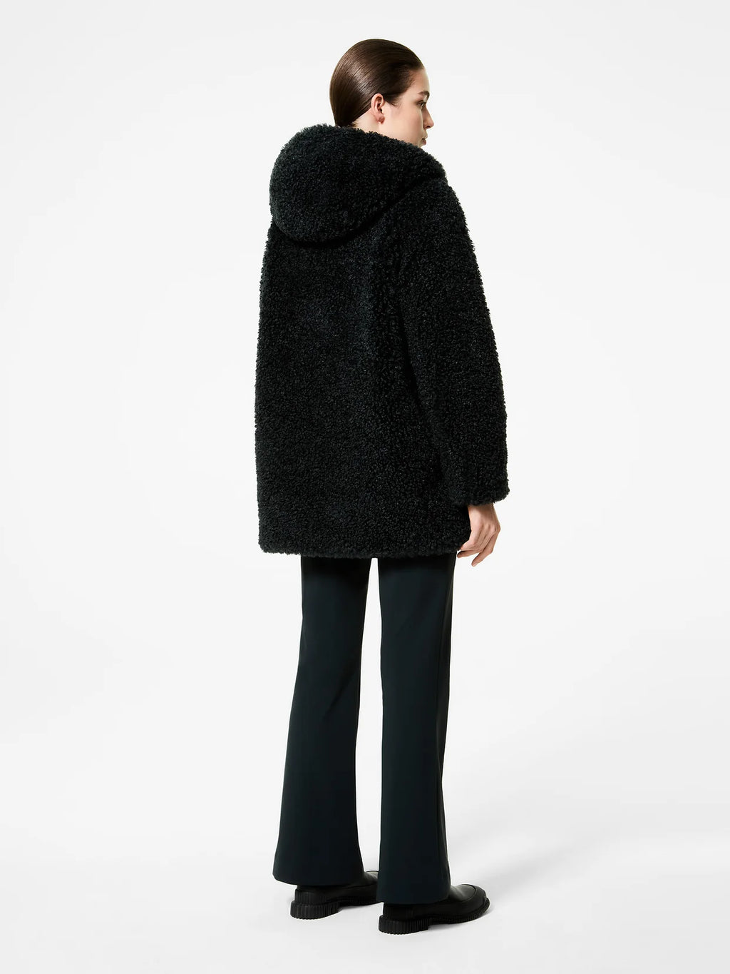 Giaccone Lamb Hood Woman Jkt reversibile