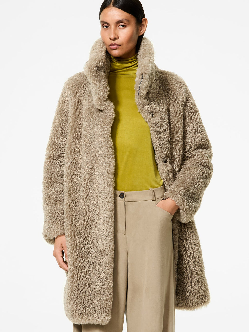 Giubbotto Lamb Hybrid Coat Woman Jkt